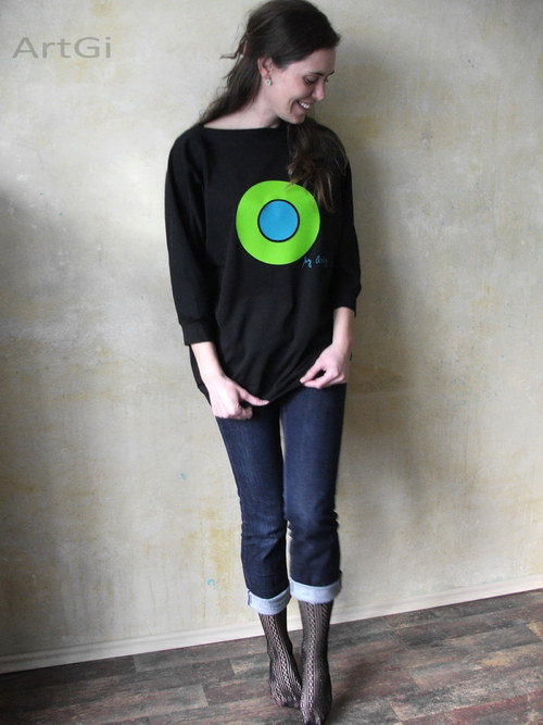 Černá tunika - green&turquoise — foto 2