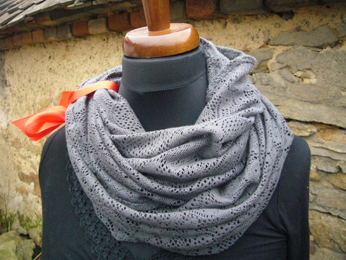 Foncé gris dantelle - mini — foto 5