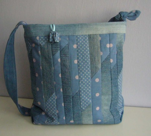 Džínová - crazy patchwork 1 — foto 2