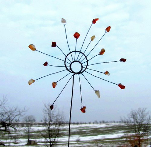 Sluníčko zápich- karneol — foto 2