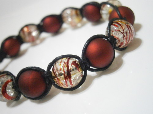 Elegantní macramé náramek — foto 5