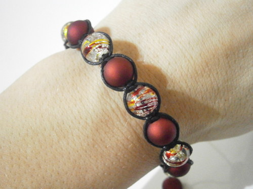 Elegantní macramé náramek — foto 6