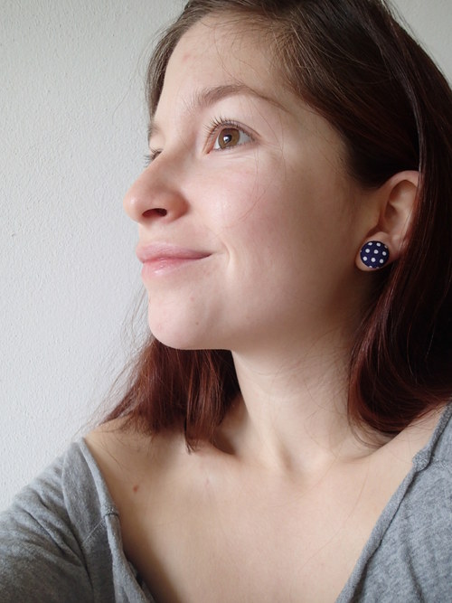 Dotty Buttons (Navy blue - White) — foto 4