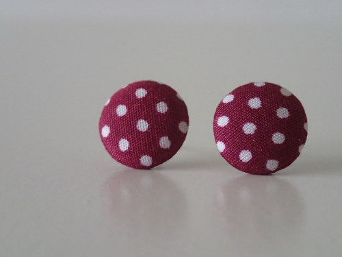 Dotty Buttons (Burgundy - White) — foto 2