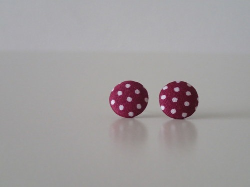Dotty Buttons (Burgundy - White) — foto 3