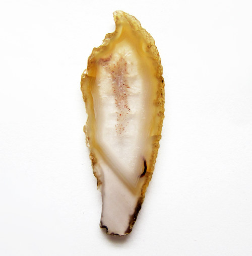 Achátový plátek, 55x21x3 — foto 2