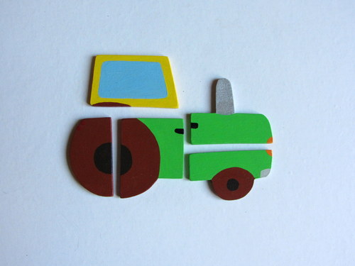 Traktor-skládačka s magnety — foto 2