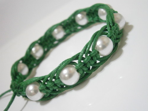 Macramé náramek — foto 2