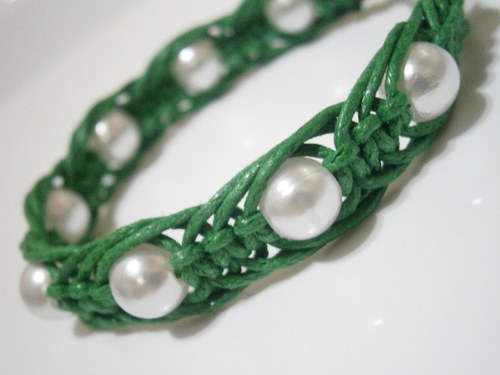 Macramé náramek — foto 3