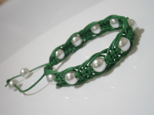 Macramé náramek — foto 4