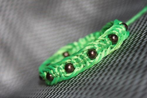 Náramek macramé/shamballa — foto 6