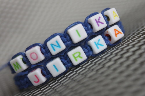 Náramek macramé se jménem.. — foto 2
