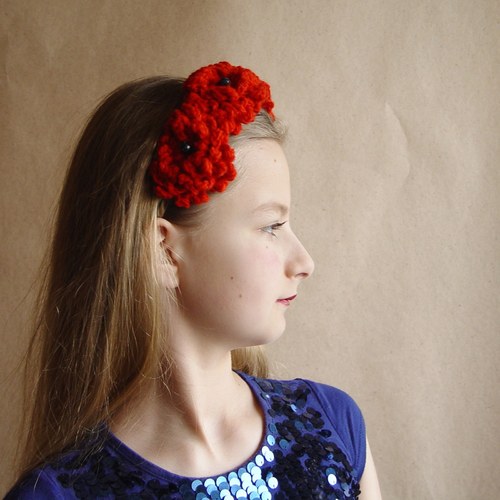 VLČÍ MÁKY - čelenka — foto 2