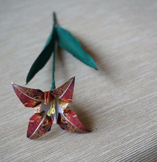 Origami lilie — foto 2