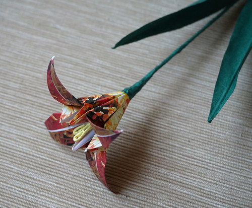 Origami lilie — foto 3