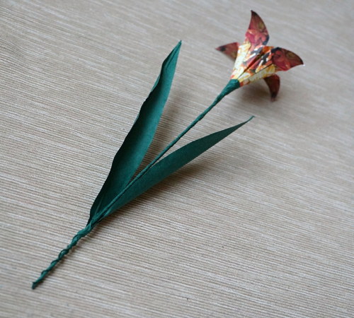 Origami lilie — foto 4
