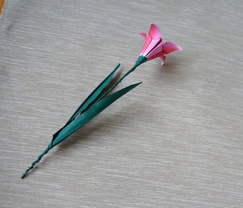 Origami lilie — foto 3