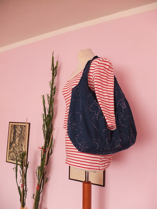 Hobo Bag "Blue Jeans" — foto 2