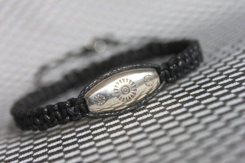 Náramek macramé/shamballa — foto 5