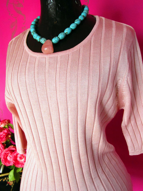 Halenka pink powder hedvábí — foto 2