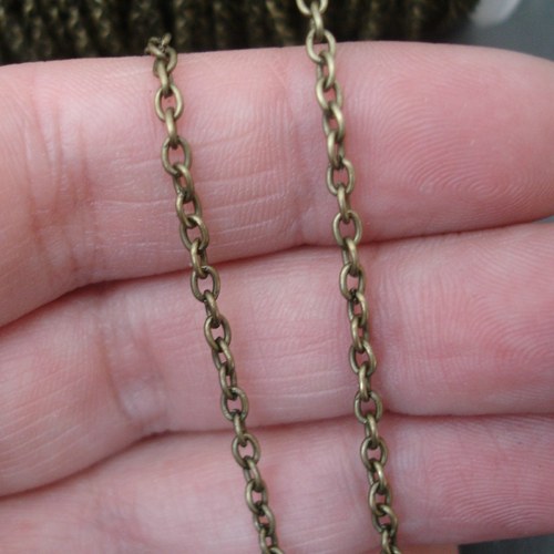 Řetízek cca 3x2mm - SBO - 1m — foto 2