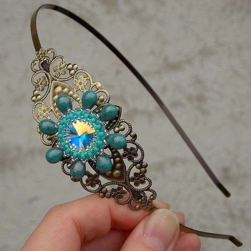Slečna Nebeská - Swarovski...čelenka... — foto 3