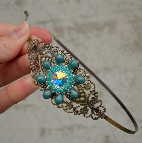 Slečna Nebeská - Swarovski...čelenka... — foto 4