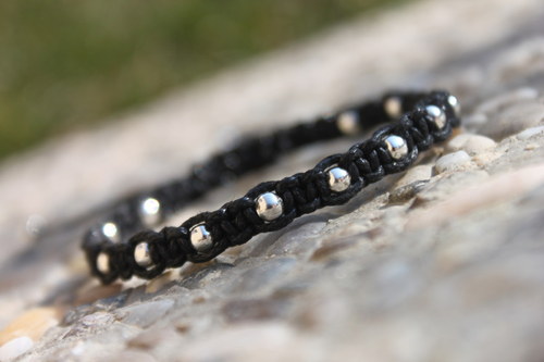 Náramek macramé/shamballa — foto 2