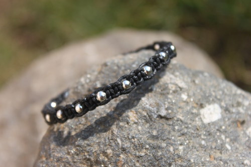 Náramek macramé/shamballa — foto 5