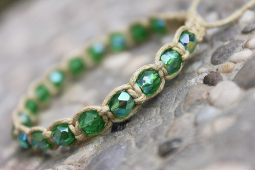 Náramek macramé/shamballa.. — foto 5