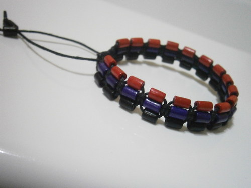 Dřevěný náramek (macramé) — foto 5