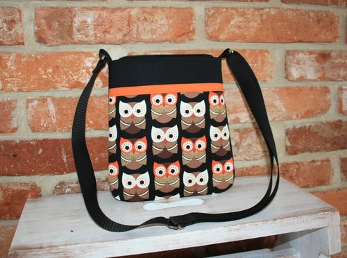 Kabelka "Owls - dark" - malá — foto 2