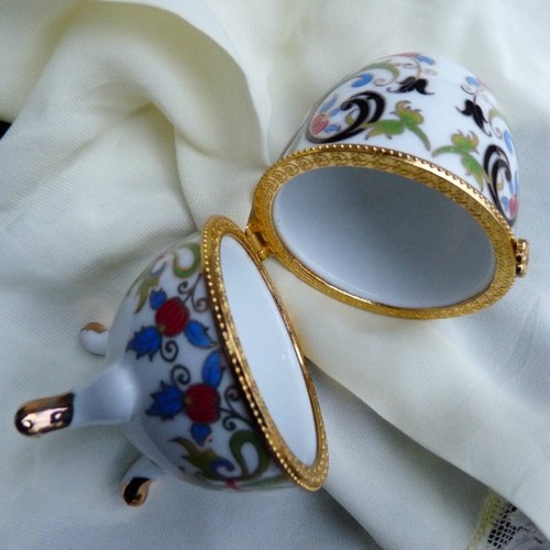 Porcelánové vajíčko barevné — foto 3
