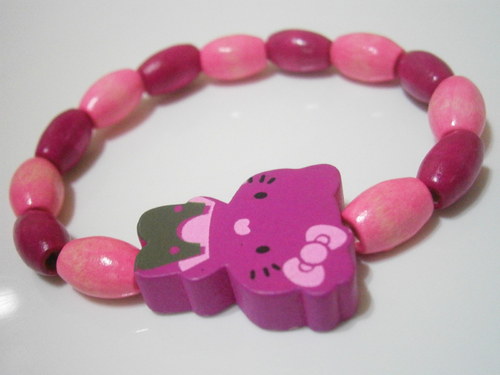 Dětský růžový náramek Hello Kitty — foto 3
