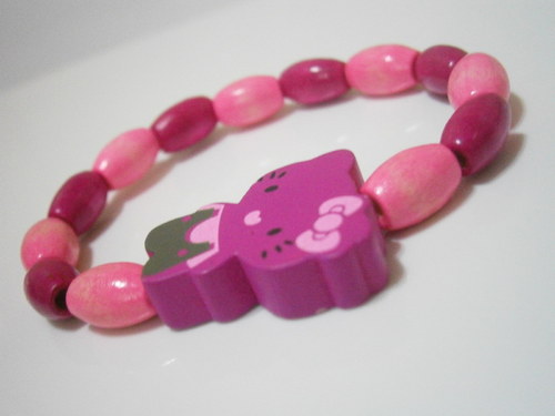 Dětský růžový náramek Hello Kitty — foto 4