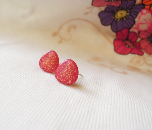 Náušničky 1cm (chirurgická ocel) — foto 3