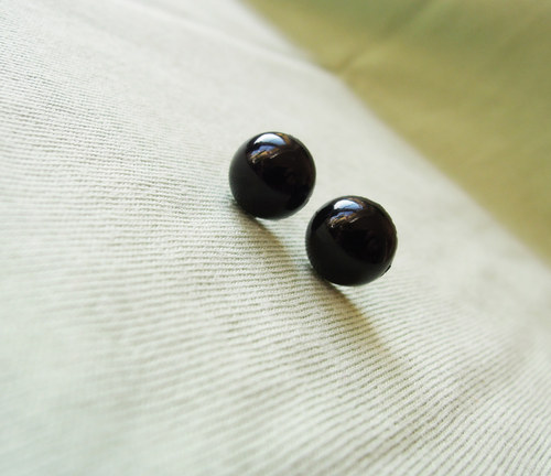 Černé 1cm (chirurgická ocel) — foto 3