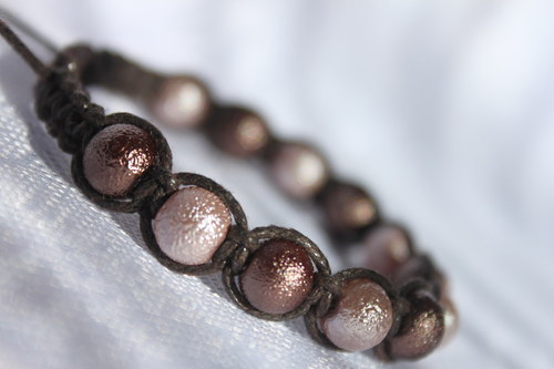 Náramek macramé/shamballa — foto 2