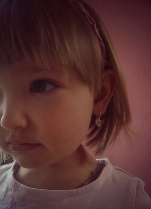 °*Dětské stříbrné náušnice s růženínky*° — foto 2