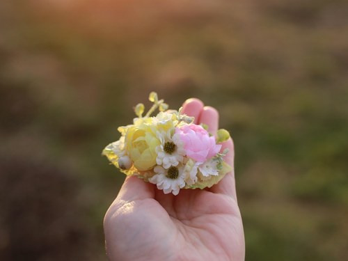 Sponka / brož "svěží láska" — foto 3