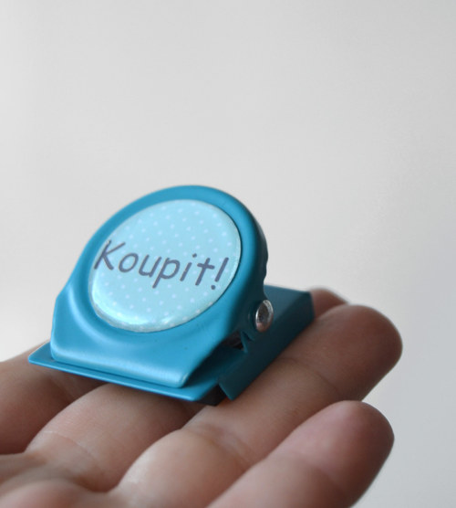 Kovový klip s magnetem — foto 2