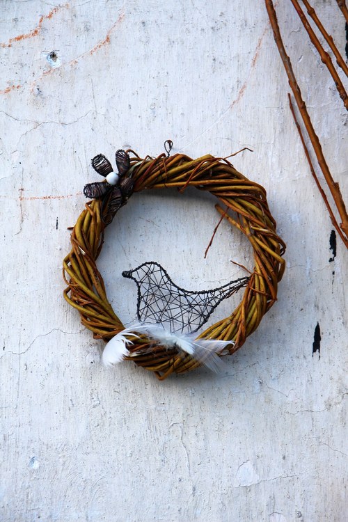 O jeden ptačí... vrbový věneček SLEVA — foto 5