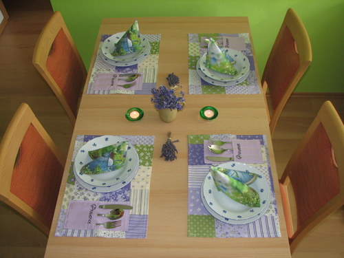 Hravé prostírání s kapsami - Provance — foto 2