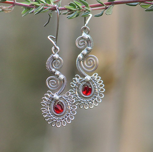Náušnice Sedmikrásky — foto 3