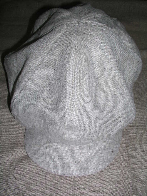 Mlynářská lněná čepice — foto 2