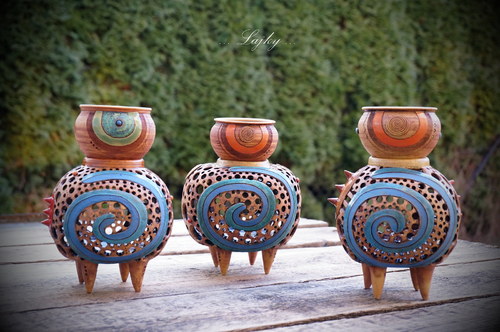 Aromalampa"Modrá spirála" — foto 4