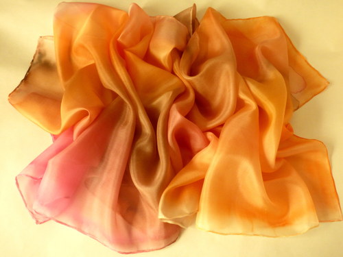 Hedvábná šála 180X45cm — foto 4