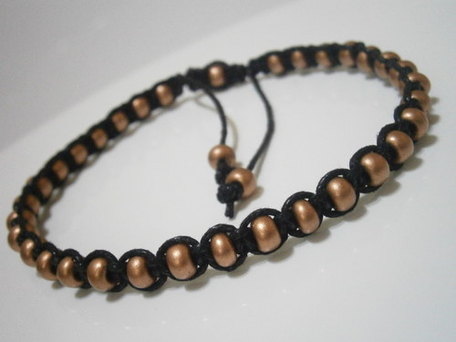 Nákotník/náramek na nohu (macramé) — foto 2