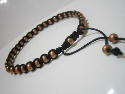 Nákotník/náramek na nohu (macramé) — foto 4