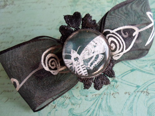 Gothic spona "Noční motýl" — foto 3